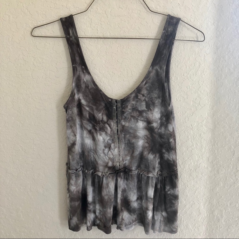 American Eagle Soft & Sexy Tie Dye Tank Gray XS - Picture 6 of 12